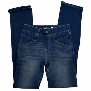 Betabrand Women’s 7-Pocket Yoga Denim – Straight Leg – Dark Wash – Size XS NWT